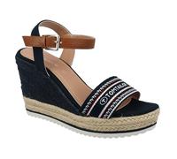 TOM TAILOR 3290207, Sandali con Zeppa Donna, Blu Navy, 39 EU