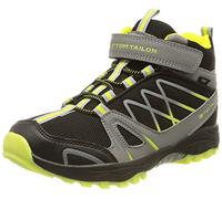 TOM TAILOR 4271102, Scarpe da Passeggio, Nero, Grigio, Giallo Fluo, 33 EU