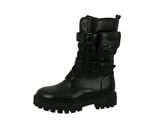 TOM TAILOR 4273707, Stivali a metà Polpaccio, Nero, 40 EU
