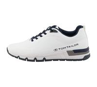 TOM TAILOR 5380340018, Scarpe da Ginnastica Uomo, Bianco, 45 EU