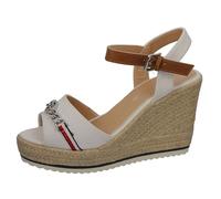 TOM TAILOR 5390206, Sandali con Zeppa Donna, Bianco, 43 EU