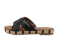 TOM TAILOR 5390850021, Sandali a Ciabatta Donna, Nero, 42 EU