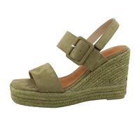TOM TAILOR 5390900019, Sandali con Zeppa Donna, Verde, 40 EU