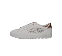 TOM TAILOR 5394709, Scarpe da Ginnastica Donna, Bianco Oro Rosa, 43 EU
