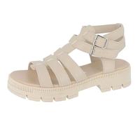 TOM TAILOR 5399608, Sandali da Pescatore Donna, Beige, 38 EU