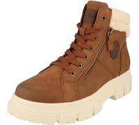 TOM TAILOR Stivaletto stringato cioccolato / cognac / bianco Donna TOM TAILOR 37