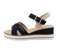 TOM TAILOR 9590210006, Sandali con Zeppa Donna, Blu Navy, 37 EU