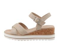 TOM TAILOR 9590210007, Sandali con Zeppa Donna, Gold, 36 EU