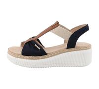 TOM TAILOR 9590240005, Sandali con Zeppa Donna, Blu Navy, 42 EU