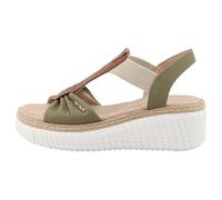 TOM TAILOR 9590240005, Sandali con Zeppa Donna, Verde, 38 EU