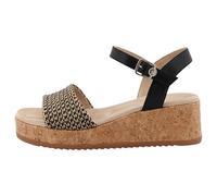 TOM TAILOR 9590280005, Sandali con Zeppa Donna, Black Nature, 37 EU