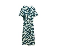 TOM TAILOR Abito da Donna, 38068 - Abstract Teal Zebra Print, 42