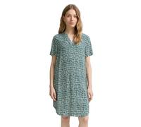 TOM TAILOR Abito da Donna, 38116 - Abstract TEL Green Grid Design, 42