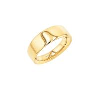 TOM TAILOR - Anello da Donna in Acciaio inox - Placcato Oro/Dorato - Design a Largo - TT-R0045
