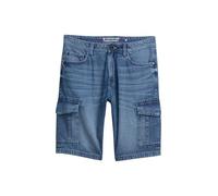 TOM TAILOR Bermuda Uomo Jeans Pantaloncini, 10152 - Mid Stone Bright Blue Denim, 35