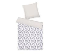TOM TAILOR Biancheria da Letto Renforcé, 80x80 + 155x220 cm, 100% Cotone/Renforcé, Con Motivo Reversibile e Cerniera Colorata, FRESH FLOWERS Viola, Bianco (Soft Lilac & Off White)