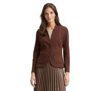 Tom Tailor Blazer da Donna, 27506 - Dark Pecan Brown, M