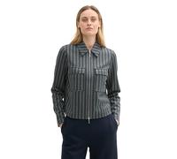TOM TAILOR Blazer da Donna, 36552 - Contemporary Navy Check, L