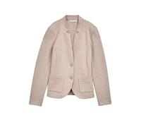 TOM TAILOR 1038703 Blazer, 38330-Soft Taupe Melange, M Donna