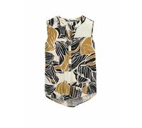 TOM TAILOR 1045253 Camicia da Donna, 37999-neutral Cut Leaves Design, 42