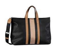 TOM TAILOR Borsa a tracolla da donna Zena Shopper con cerniera grande nera