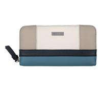 Tom Tailor Portafoglio Donna Juna Chiusura zip lunga Blu (Denim Blue) 20x2,5x10,5