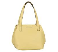 TOM TAILOR Borsa shopper da donna con cerniera lampo, giallo chiaro, 43 x 18 x 28 (LxBxH)