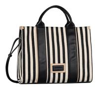 TOM TAILOR Borsa shopper grande da donna con cerniera nera Malie
