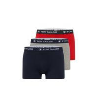 TOM TAILOR Boxer blu scuro / grigio sfumato / rosso / bianco Uomo TOM TAILOR XXL