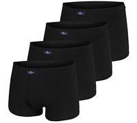 TOM TAILOR Boxer da uomo | 4 pezzi in scatola 4 x nero M