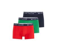 TOM TAILOR Boxer marino / verde erba / rosso carminio Uomo TOM TAILOR L