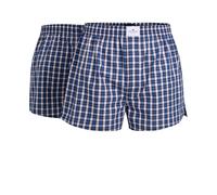 Tom Tailor Boxer Uomo, 2er Pacco - Boxer a Quadretti, Cotone, Poplin, Kari
