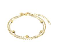 TOM TAILOR - Bracciale da Donna in Acciaio inox - Placcato Oro/Dorato - TT-B0022