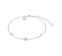 Tom Tailor Bracciale da donna in argento 925 con zirconi, 16+4 cm, cuore, idea regalo, in confezione regalo, 2100586