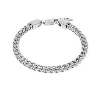 Tom Tailor Bracciale da uomo, in acciaio inox, 20 + 2 cm, argento, idea regalo, in scatola regalo, 2100688