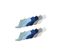 TOM TAILOR Calzini sportivi unisex, calzini comodi per il tempo libero, per tutti i giorni e il tempo libero, 12 pezzi, Miscela di blu., 39-42