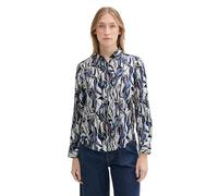 TOM TAILOR Camicia da donna crema / blu / marino / pitaya, Taglia XXXL