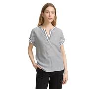 TOM TAILOR Camicetta Donna, 35912 - Strisce Sottili Bianche Blu Navy, 40