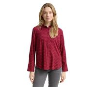 TOM TAILOR Camicetta Donna, 39034 - Small Red Wave Print, 38