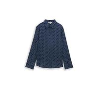TOM TAILOR Camicetta Donna, 39036 - Small Blue Wave Print, 44