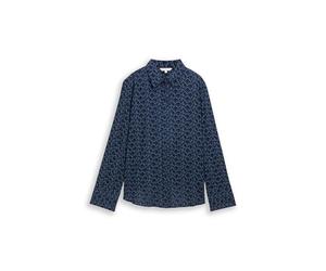 TOM TAILOR Camicetta Donna, 39036 - Small Blue Wave Print, 44