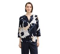 Tom Tailor 1045237 3/4 Sleeve Blouse Blu 36 Donna