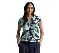 TOM TAILOR Camicetta Donna con Motivo, 37800 - Green Dots And Shapes Design, 44