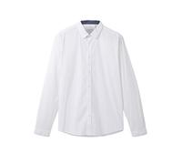 TOM TAILOR Camicia da Uomo Regular Fit Business con Stretch, 20000-bianco, XXL