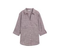 TOM TAILOR Camicia da donna bordeaux / bianco Donna TOM TAILOR XXXL