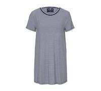 TOM TAILOR Camicia da notte blu notte / bianco Donna TOM TAILOR XL