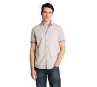 TOM TAILOR 1049611 Camicia, 39587-Anacardi Beige Chambray, XXL Uomo