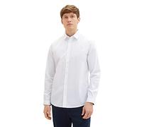 TOM TAILOR Camicia da Uomo Regular Fit Business con Stretch, 20000-bianco, XXL