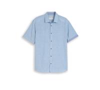 Tom Tailor 1049611 Short Sleeve Shirt Blu S Uomo