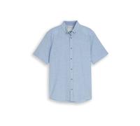Tom Tailor 1049616 Short Sleeve Shirt Blu S Uomo